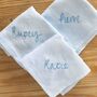 Personalised Hand Writing Linen Napkin Gift, thumbnail 5 of 9