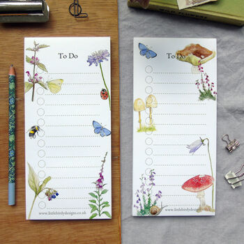 Pair Of Illustrated 'To Do' List Notepads, 3 of 6