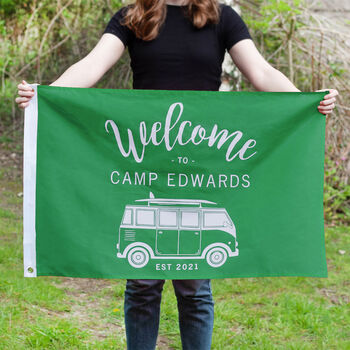 Personalised Van Camping Flag, 3 of 4