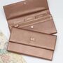 Recycled Personalised Luxury Leather Travel Wallet, thumbnail 1 of 4