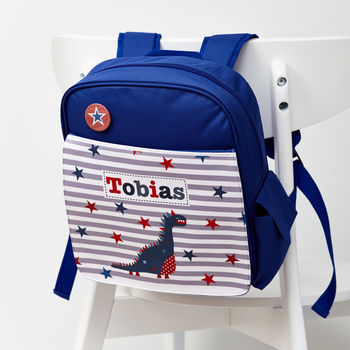 Personalised Kid's Blue Mini Rucksack, 12 of 12