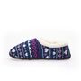 Serena Navy Pink Nordic Women's Slippers Indoor/Garden Shoes, thumbnail 3 of 8