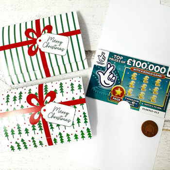 Personalised Christmas Lottery Wallet, 3 of 6