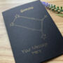 Personalised Constellation Star Sign Birthday Card, thumbnail 4 of 12