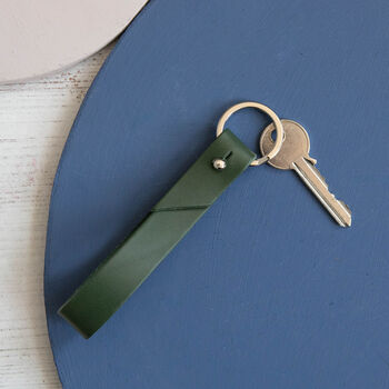 Personalised Leather Loop Keyring, 9 of 10