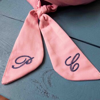 Personalised Organic Cotton Cap With Bow Gift For Women, 5 of 11