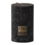 Charcoal Black Pillar Candle, thumbnail 1 of 4