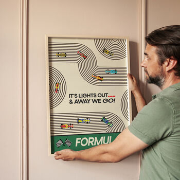 Formula One Print Lights Out And Away We Go, 9 of 12