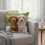 Personalised Custom Pet Photo Cushion In Soft Chenille, thumbnail 9 of 12
