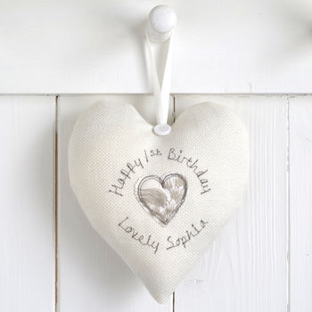 Personalised Birthday Hanging Heart Gift, 6 of 12