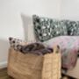 Extra Large Braided Jute Log Or Storage Basket, thumbnail 5 of 5