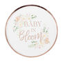 Floral Baby In Bloom Baby Shower Plate, thumbnail 2 of 3
