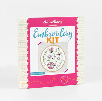 Rose Garden Embroidery Kit, 2 of 7
