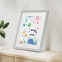 Personalised Under The Sea Children’s Nursery Framed Print, thumbnail 4 of 10