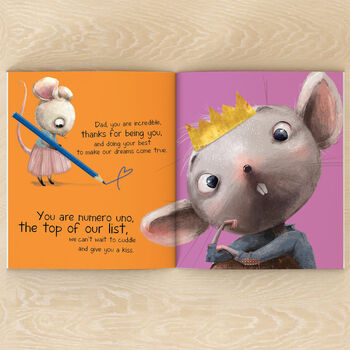 Personalised King Of Dads Fathers Day Book, 10 of 12