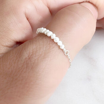 Adjustable Freshwater Pearl Ring, 3 of 8