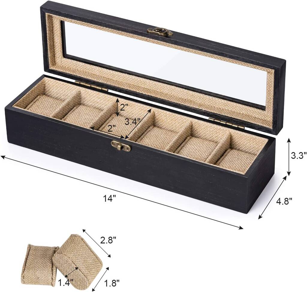 Watch discount box dimensions