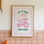 Off To Cause Some Drama Frog Print, thumbnail 3 of 3