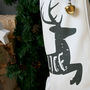 Personalised Reindeer Name Christmas Stocking, thumbnail 2 of 2