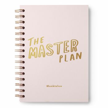 Master Plan Hardback Personalised Notebook, 6 of 8