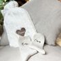Personalised Cashmere Socks And Matching Hot Water Bottle, thumbnail 1 of 3