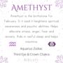 Amethyst February Birthstone Necklace, thumbnail 7 of 11