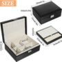 Jewelry Storage Box Case Organiser Travel Double Layer, thumbnail 6 of 6