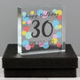 Personalised Birthday Colourful Crystal Token, thumbnail 6 of 8