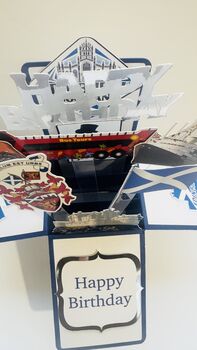 Personalisable Edinburgh Scotland Themed 3D Greeting/Gift Card, 7 of 7