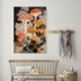 Japanese Mushroom Art Print, thumbnail 3 of 4