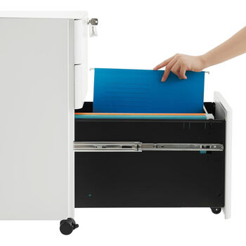 Mobile File Cabinet Rolling Office Cabinet, 6 of 7