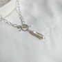 Pearl Toggle Necklace, thumbnail 2 of 2