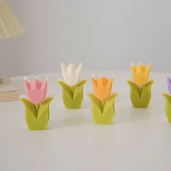 Tulip Flower Soy Candles, 2 of 5