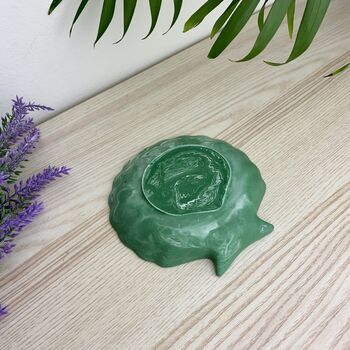 Emerald Green Seashell Trinket Tray/ Soap Dish, 5 of 8