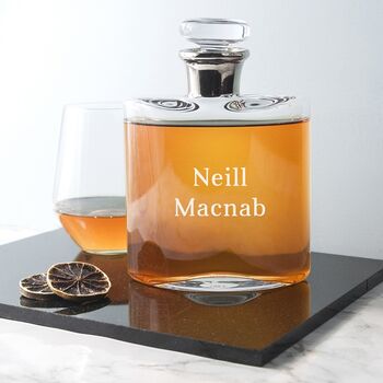 Personalised Platinum Necked Decanter, 3 of 12