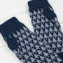 Arrow Knitted Fingerless Mitts, thumbnail 4 of 7