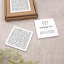 Set Of Two Ceramic Gardening Coasters In Gift Box, thumbnail 3 of 10