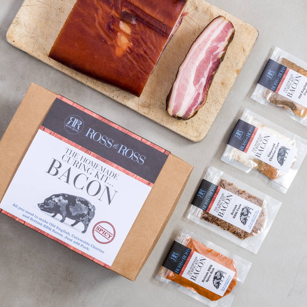 make your own bacon kit spicy by ross & ross