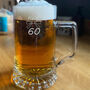 60th Birthday Bow Tie Tankard Glass, thumbnail 5 of 5