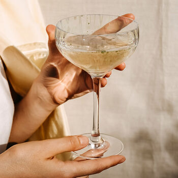 Scalloped Champagne Saucer, 3 of 6