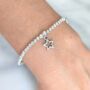 Silver Plated Good Luck Star Bracelet, thumbnail 2 of 5