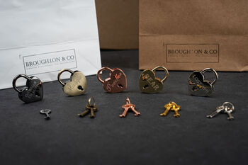 Mr And Mrs Silver Heart Padlock Special Occasion Gift, 6 of 6