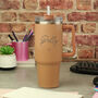 Personalised Heart Extra Large Travel Cup With Handle, thumbnail 5 of 7