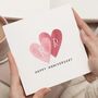 Personalised Initials Anniversary Card For Couple, thumbnail 1 of 7