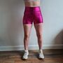 Hot Pink Mermaid Festival Adult Shorts, thumbnail 3 of 4