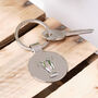 Personalised Trophy Keyring With Reverse Engraving, thumbnail 2 of 4