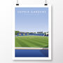 Sophia Gardens Glamorgan Cricket Poster, thumbnail 2 of 7