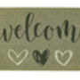 My Mat Printed Coir Welcome Sage Coir 45x75cm, thumbnail 3 of 3