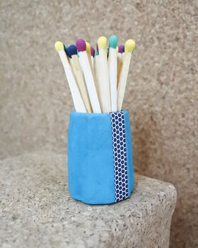 Sustainable Concrete Match Stick Holder And Matchsticks, 6 of 10