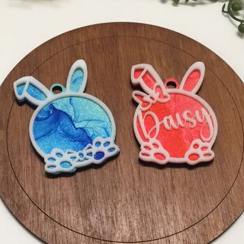 Personalised With Name Easter Bunny Basket Tags, 5 of 8